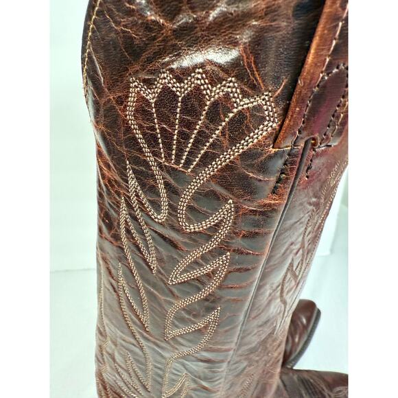 Thieves Market J Chisholm Women Western Boot Brown Leather Drover Series Size 8M - Picture 6 of 15